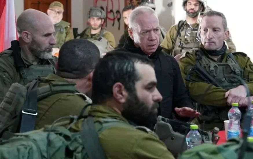 שר הביטחון יואב גלנט על לוחמי צה"ל בח'אן יונס שר הביטחון יואב גלנט על לוחמי צה"ל בח'אן יונס