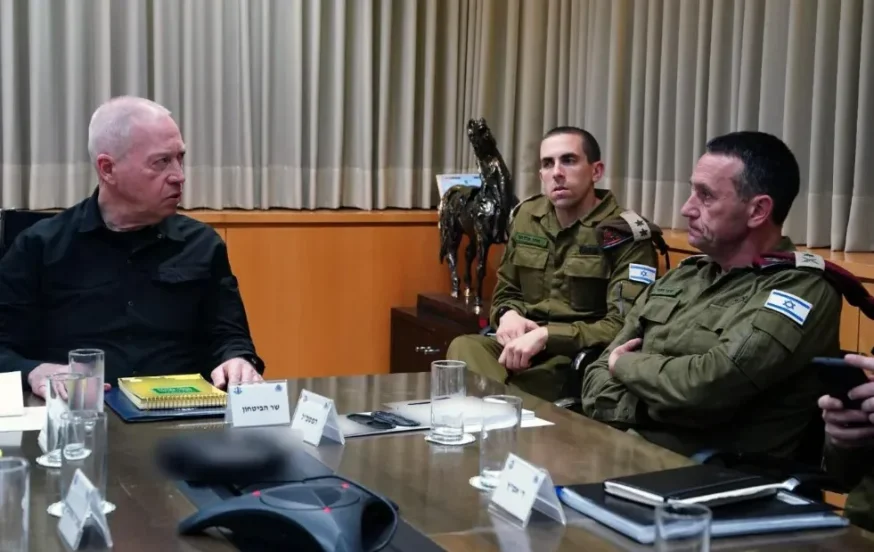 גלנט והרמטכ"ל בהערכת מצב גלנט והרמטכ"ל בהערכת מצב