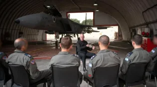 המתקפה מאיראן: שר הביטחון יואב גלנט במסר לטייסי הקרב