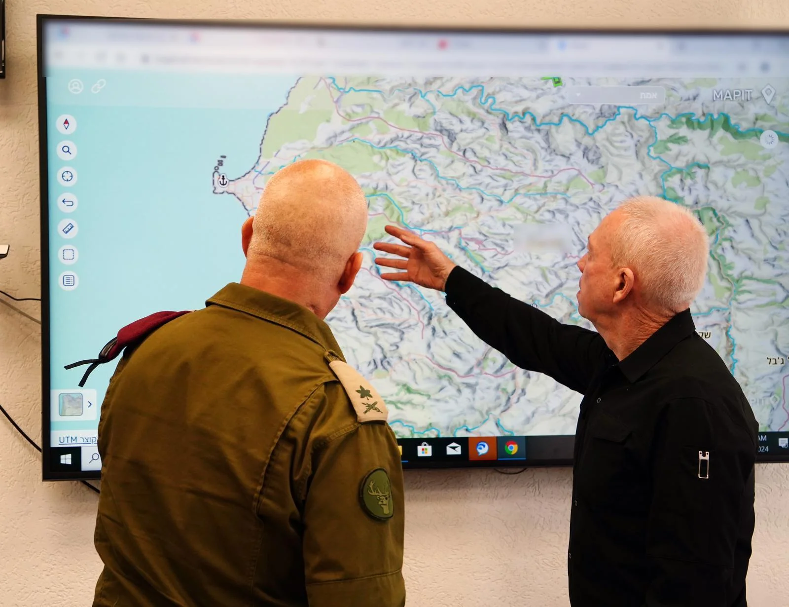 גלנט עם מפקד פיקוד הצפון