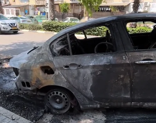 רכב נשרף וזו ההשגחה העליונה