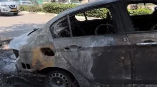 מצמרר: כל הרכב נשרף וזה מה שנותר שלם