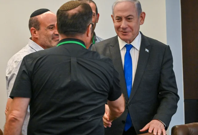 פגישת ראש הממשלה נתניהו עם נציגי משפחות החטופים והמשפחות השכולות