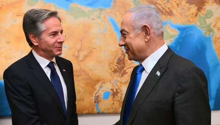 נתניהו ובלינקן. נתניהו ובלינקן.