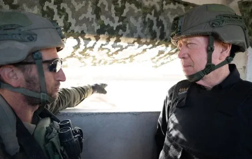 שר הביטחון גלנט ותא"ל חירם שר הביטחון גלנט ותא"ל חירם