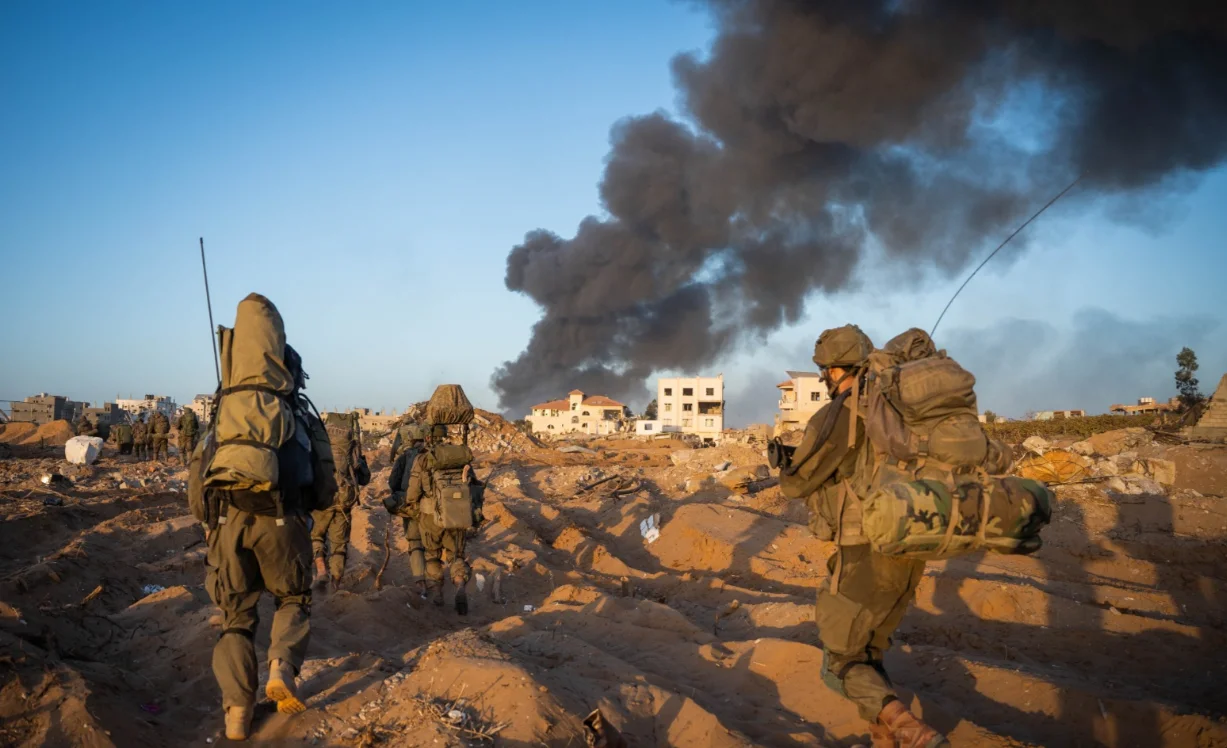 כוחות צה"ל ברצועת עזה. 