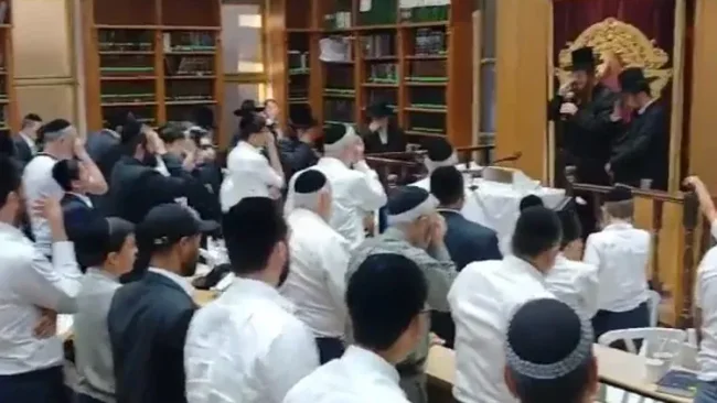 האדמו"ר הגיע לשיעור וזעק "שמע ישראל"