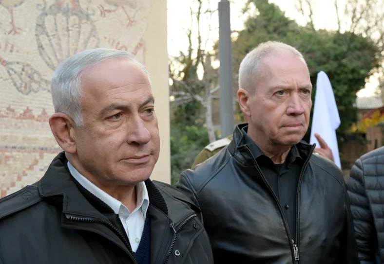 נתניהו וגלנט. נתניהו וגלנט.