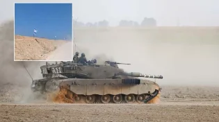 דגלי ישראל לאורך הציר החשוב בעזה