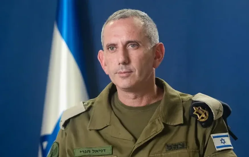 דובר צה"ל דניאל הגרי. דובר צה"ל דניאל הגרי.