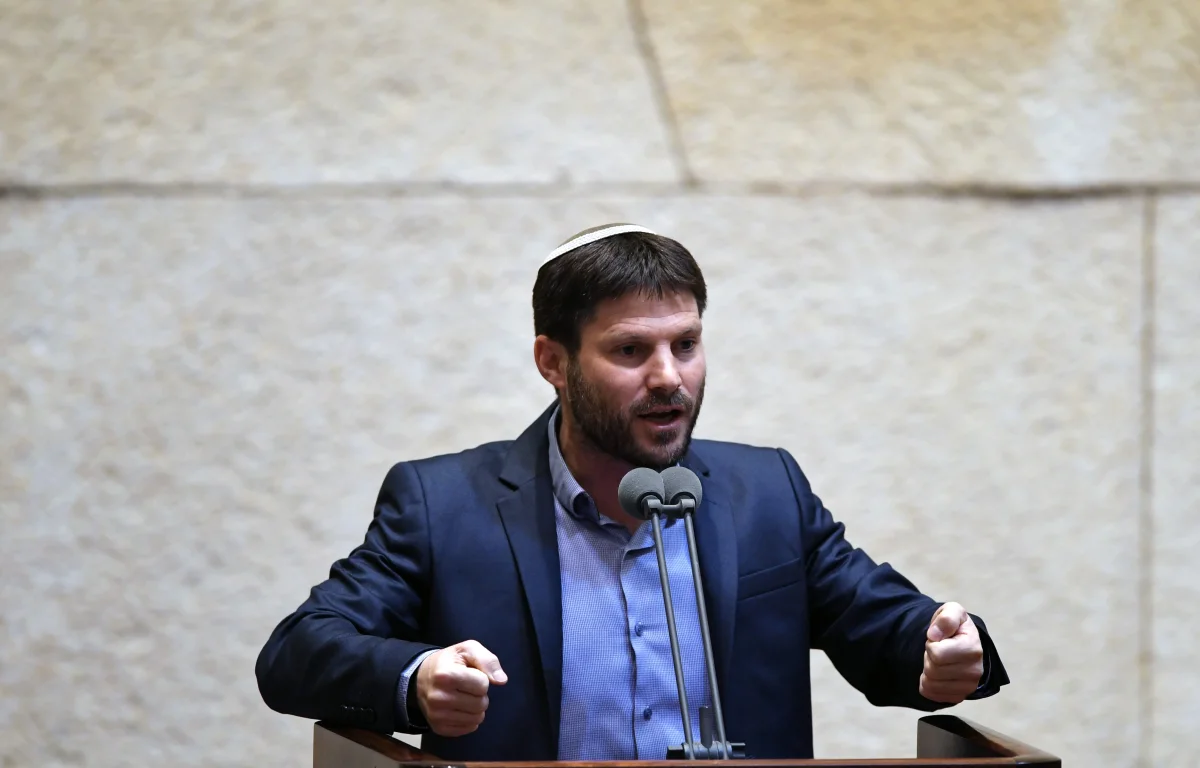 השר בצלאל סמוטריץ'. 