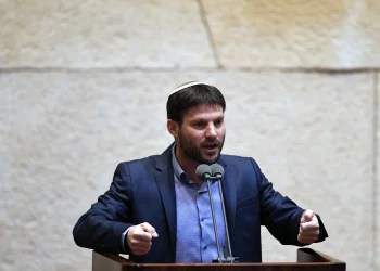 השר בצלאל סמוטריץ'. 