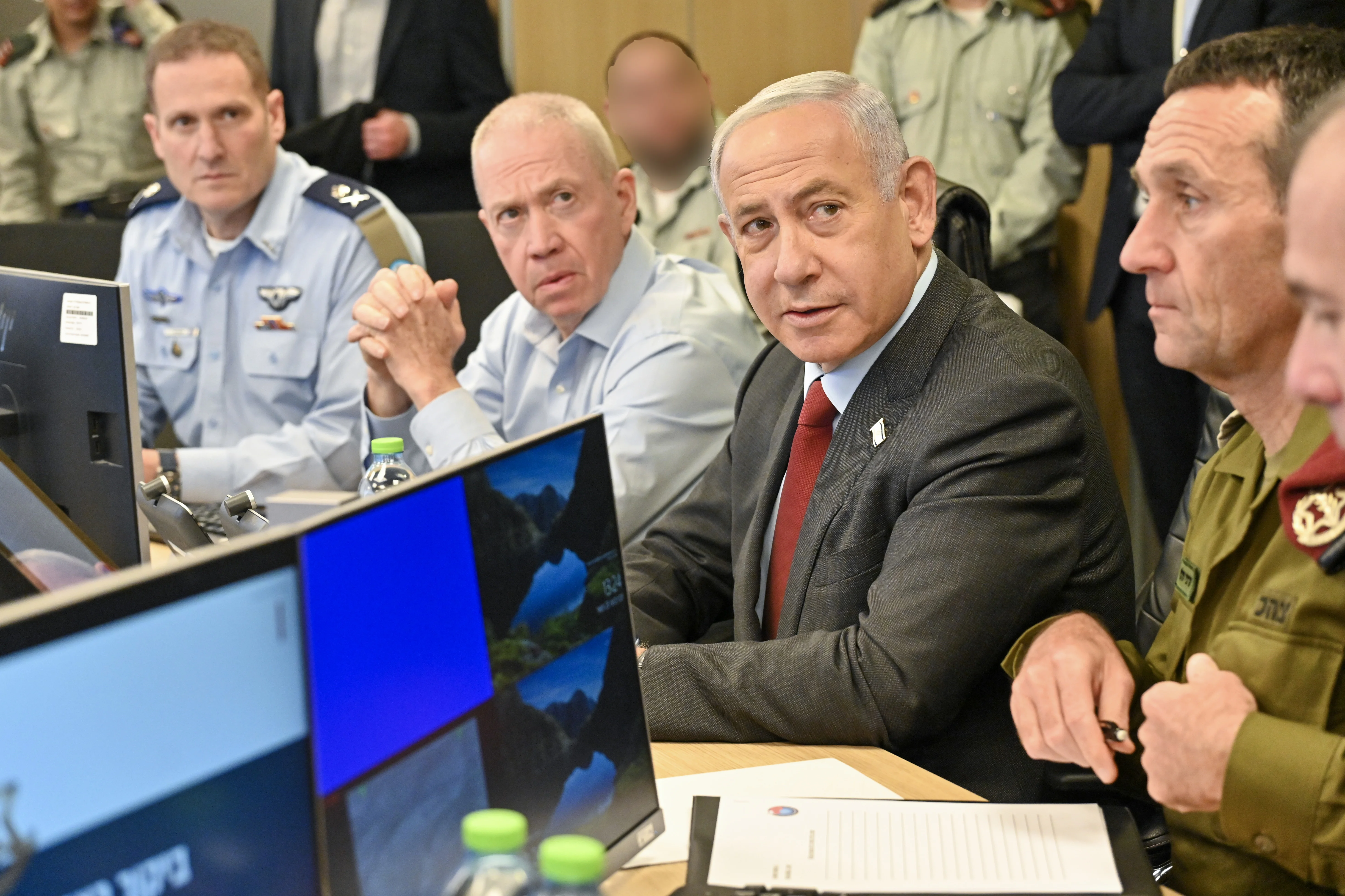 נתניהו וגלנט.