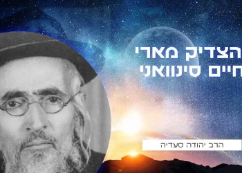 הצדיק מארי חיים סינוואני זצ"ל