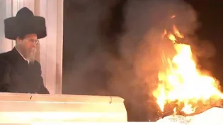 הדלקת כ"ק האדמו"ר מבויאן שליט"א בשידור חוזר