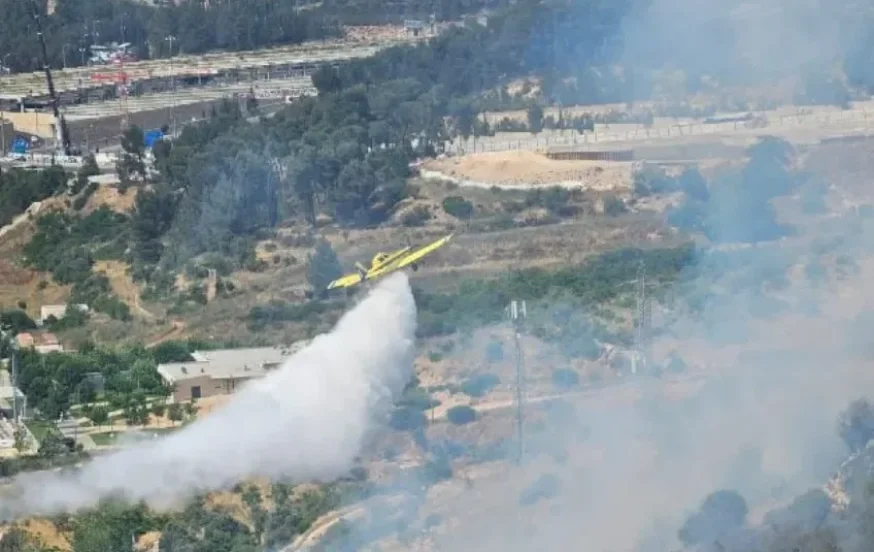 שריפת חורש בירושלים שריפת חורש בירושלים