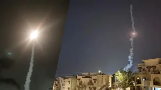 תיעוד מטורף: יירוט כטב"ם בשמי לאילת