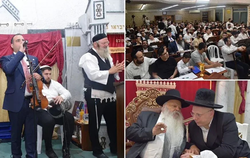 מזכי הרבים בהילולה הענקית מזכי הרבים בהילולה הענקית