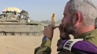 תקיעת שופר לפני הפעילות בעזה