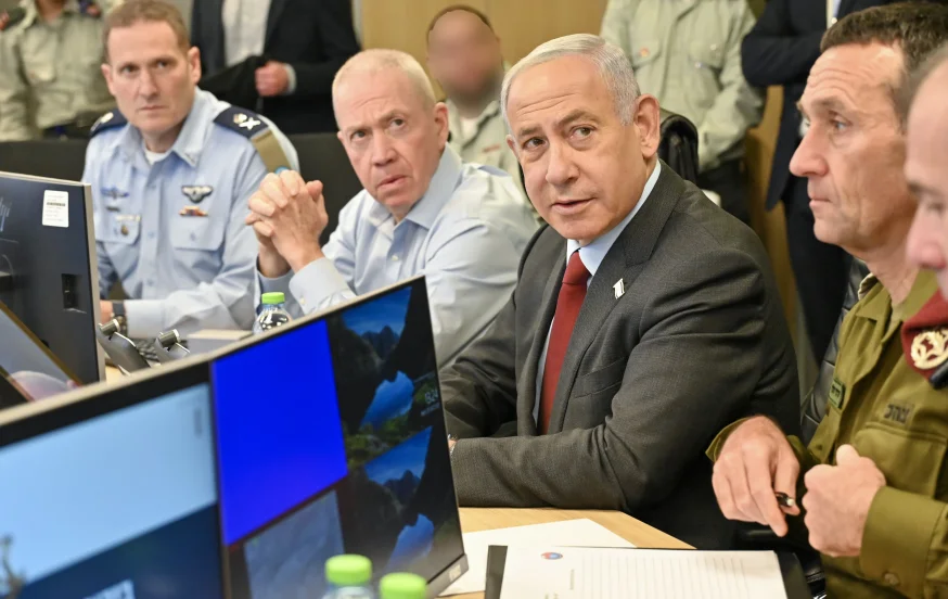 נתניהו וגלנט. נתניהו וגלנט.