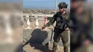 הלוחם הרים את הדגל בעזה: "יונף כאן לנצח"