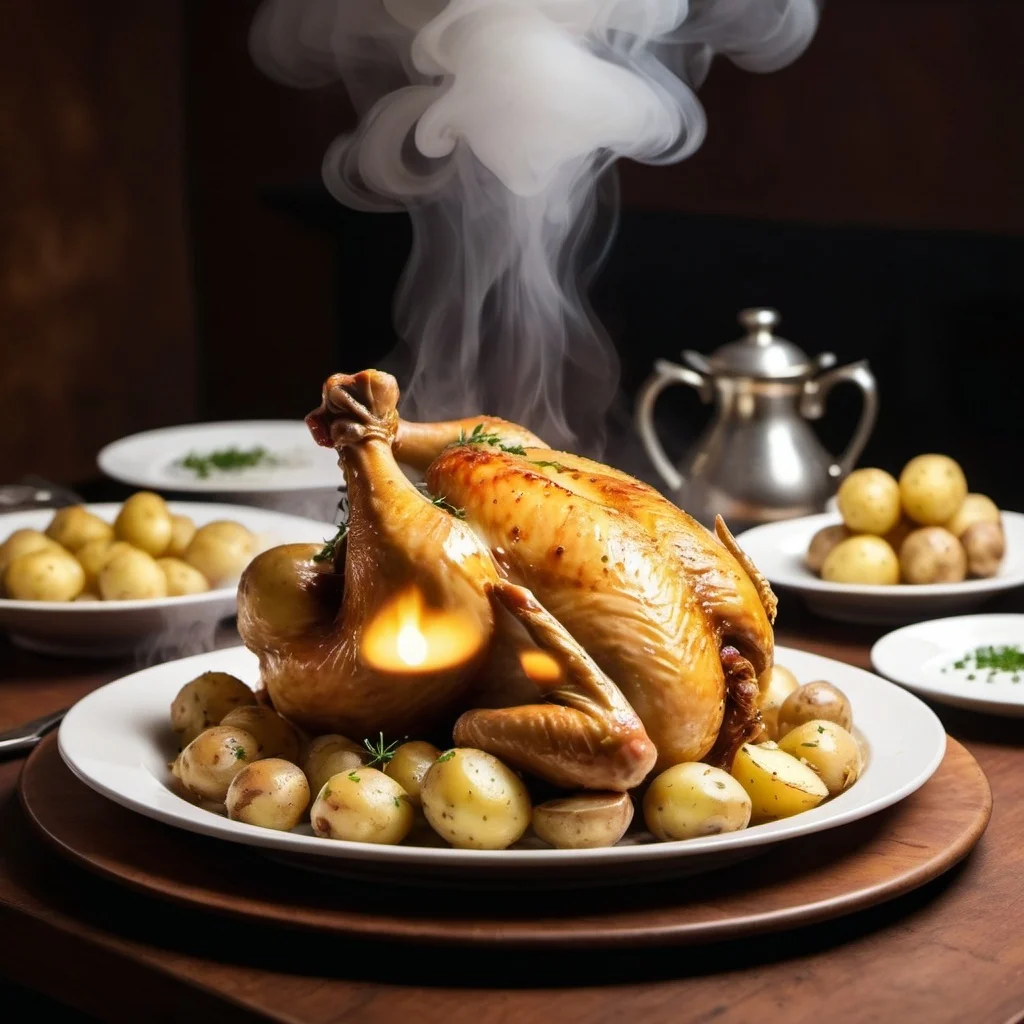 מתכון אגדי לתפוחי אדמה עם עוף בתנור - עם רכיב סודי