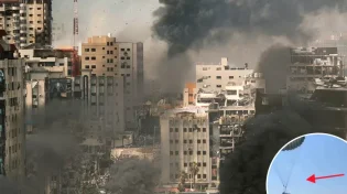 בעזה ממשיכים: הסיוע צנח על אוהלי התושבים