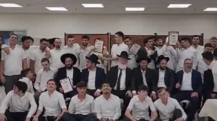תלמידי הישיבה חגגו את סיום לימודי הכשרות