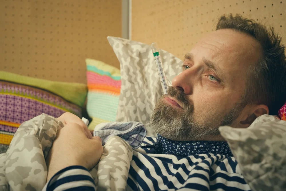 האם זה טוב להזיע כשחולים? 