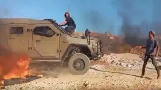 מהומה עם כח צה''ל בעת פינוי מאחז יהודי