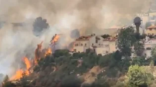שרפת ענק בשכונת גילה בירושלים