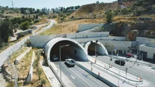 כביש המנהרות נפתח לתנועה: ירושלים קיבלה שער כניסה
