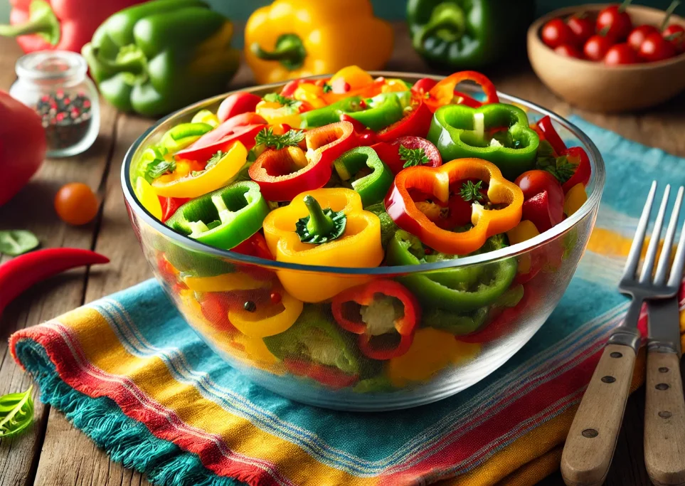 סלט פלפלים מושלם שמתאים לאירוח 