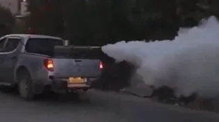 ריסוס נגד קדחת הנילוס בכפר הפלסטיני