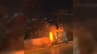 עמדת צה''ל בוערת בציר חווארה
