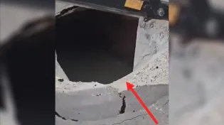 בולען ענק נפער בהרצליה