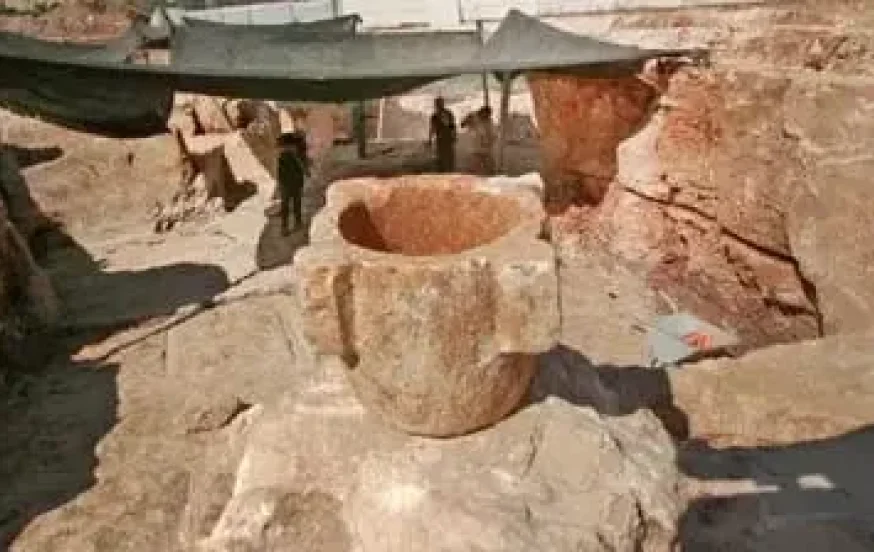 מחצבת ענק מימי בית שני נחשפת בהר חוצבים בירושלים מחצבת ענק מימי בית שני נחשפת בהר חוצבים בירושלים