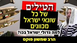 "הטילים של שונאי ישראל מכוונים": למה גדולי ישראל בכו?