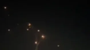 מטח כבד לעבר מירון הלילה