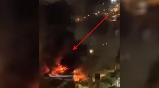 בהלה בחיפה: שריפת ענק בלב העיר
