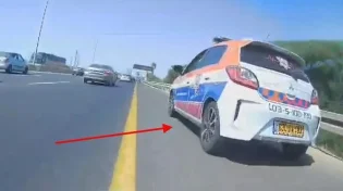 מרדף דרמטי אחר רכב החירום שנגנב