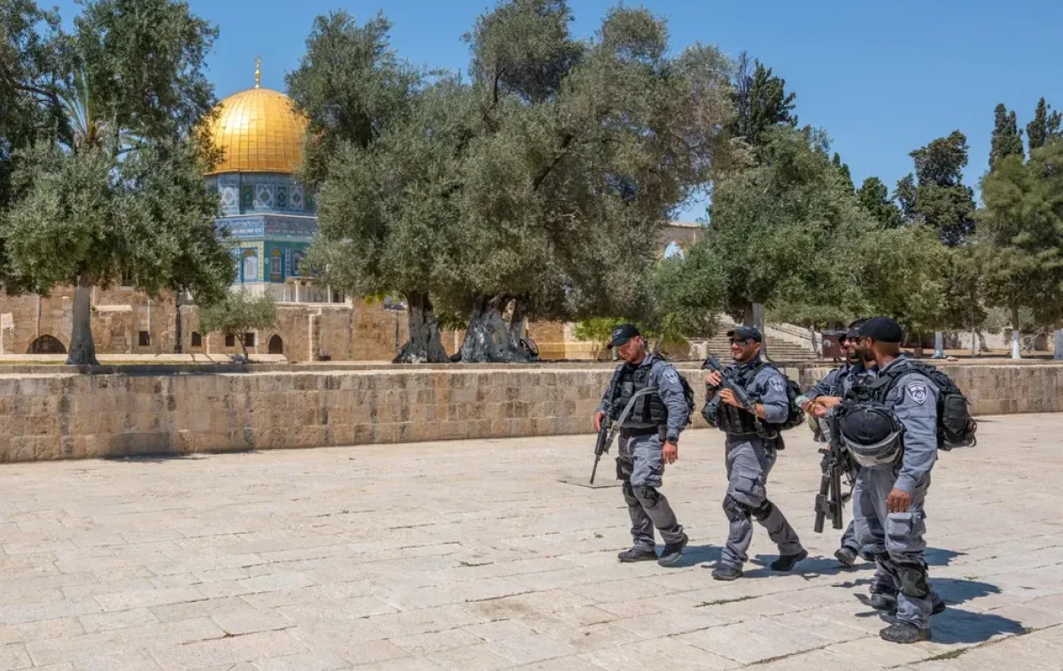 כוחות מג״ב במחנה הפליטים שועפאט כוחות מג״ב במחנה הפליטים שועפאט
