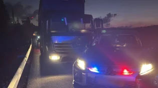 תיעוד: תפיסת גנב הרכב בכביש הראשי