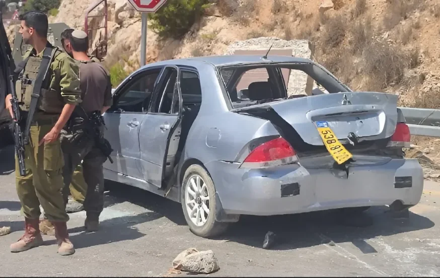 פיצוץ הרכב הממולכד שנתפס&nbsp;בכניסה לישוב עטרת בבנימין 