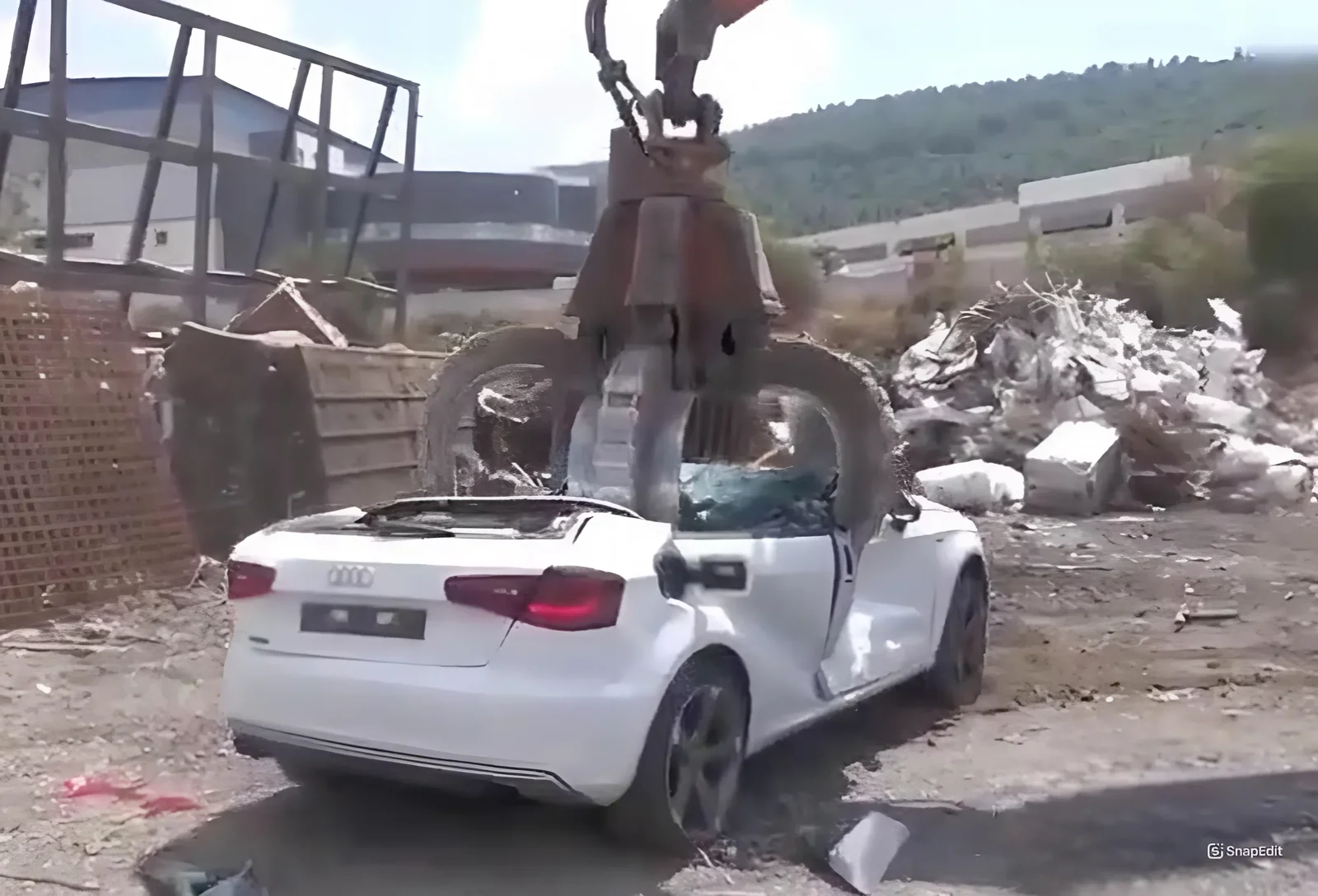 השמדת רכב בשווי מעל מאה אלף שקל במסגרת פעילות אכיפה כנגד רכבים משופרים