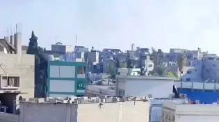 רגע פגיעת הטיל במפקדת חמאס