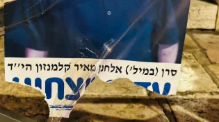 מבזה: מפגין נעצר לאחר שקרע כרזה לזכר חלל צה"ל  