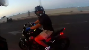 איך הסתיים המרדף הדרמטי אחרי האופנוען?