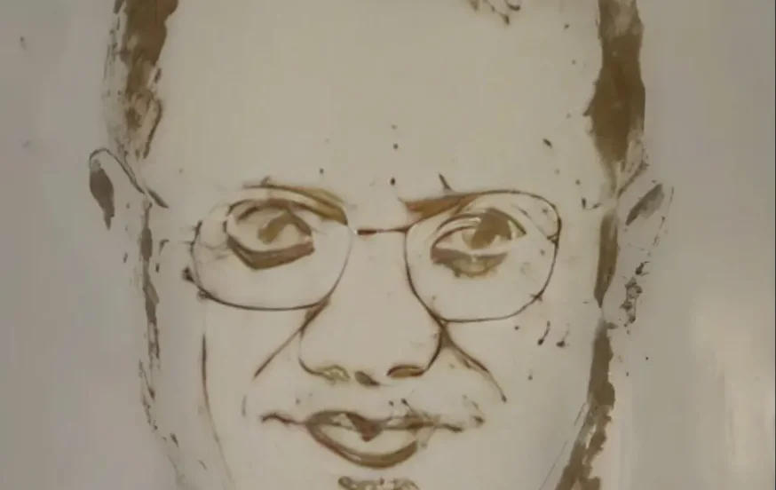 אמן חול בציור של השר בן גביר אמן חול בציור של השר בן גביר