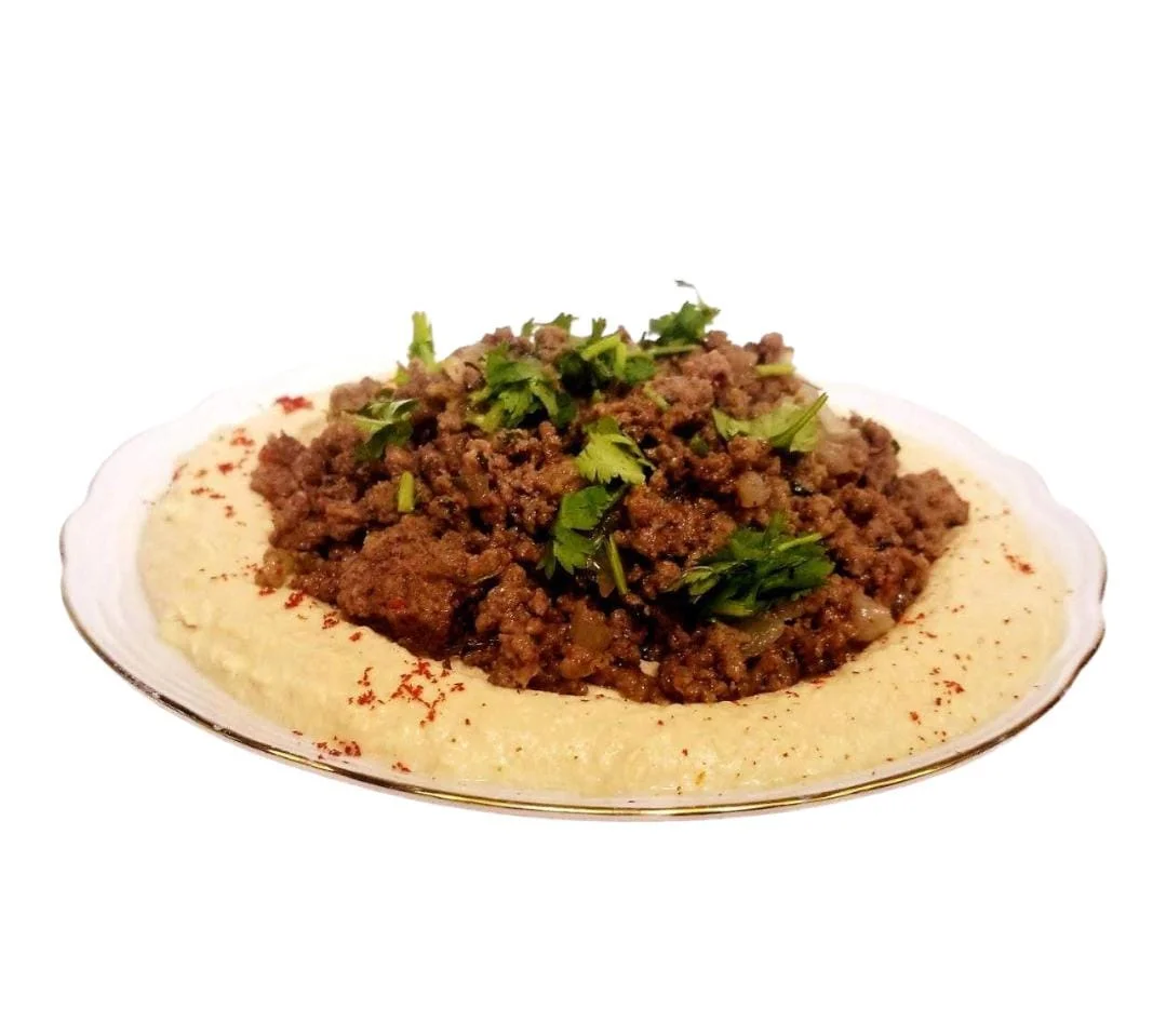 בשר טחון על חומוס מתכון